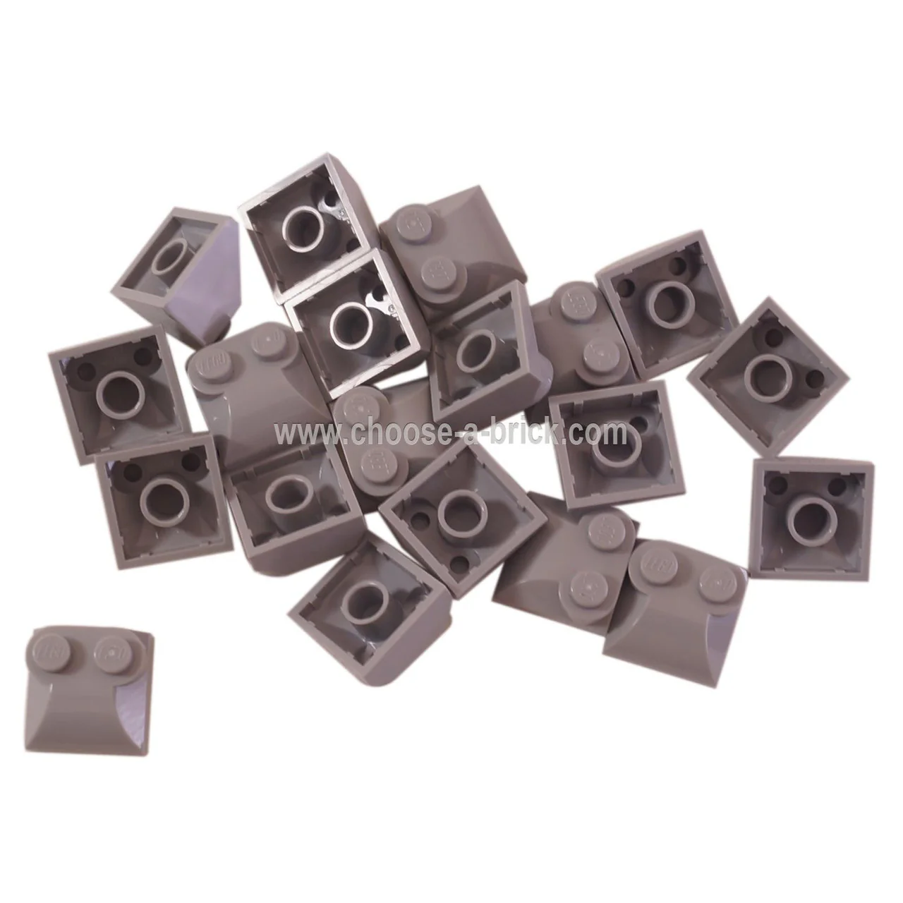 Slope, Curved 2 x 2 x 2/3 with 2 Studs and Curved Sides - Image 11