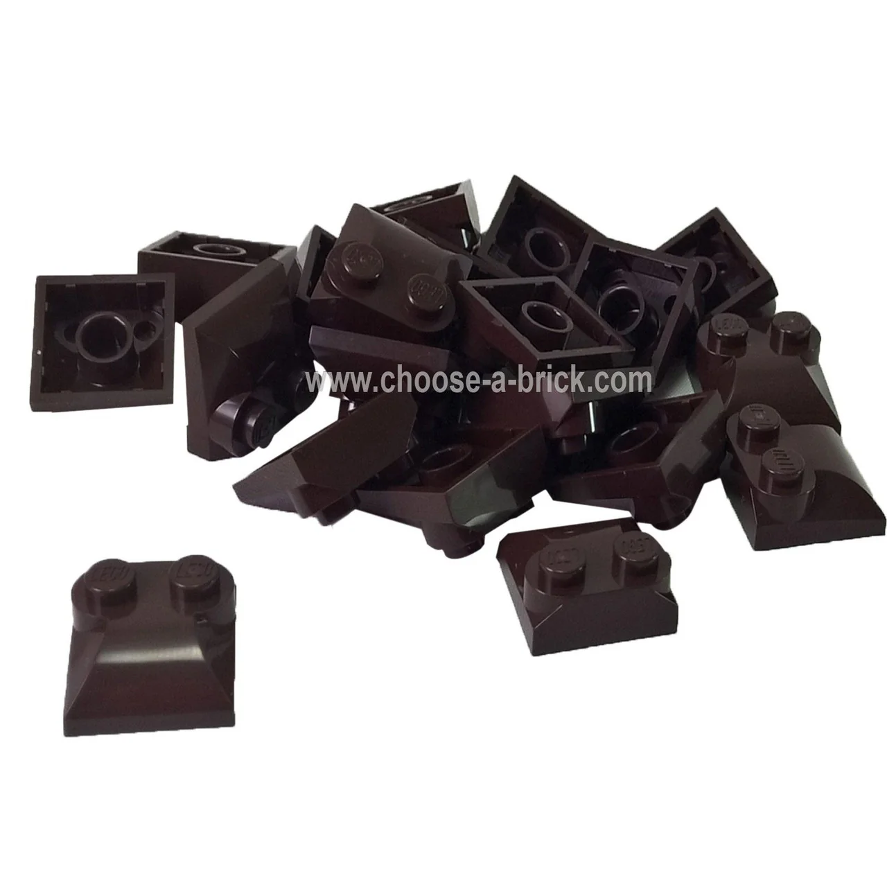 Slope, Curved 2 x 2 x 2/3 with 2 Studs and Curved Sides - Image 9
