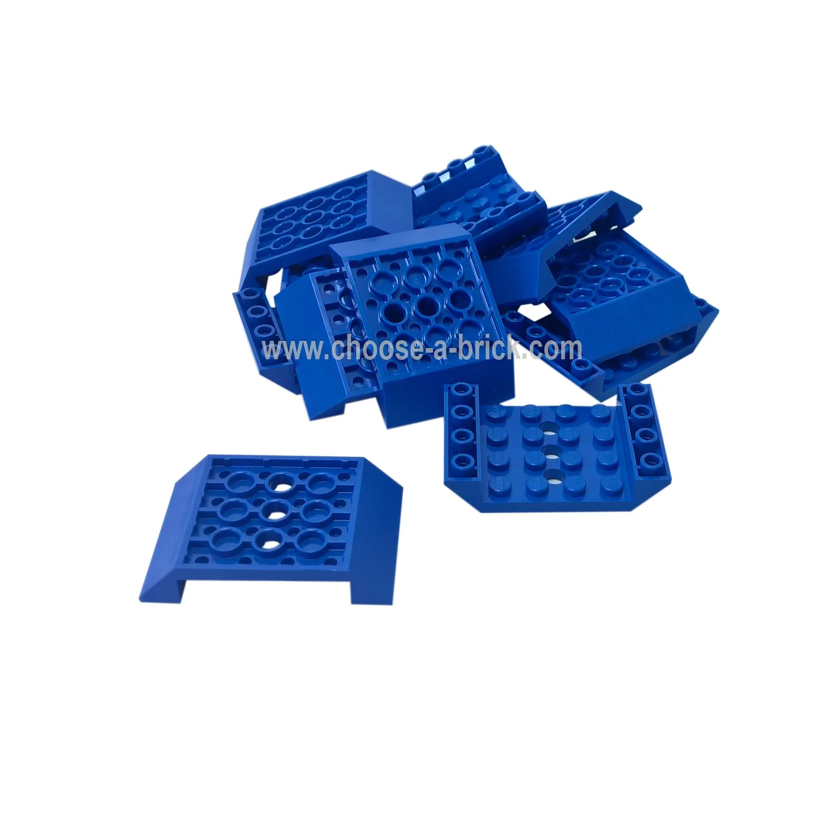 Slope, Inverted 45 6 x 4 Double with 4 x 4 Cutout and 3 Holes - Image 16