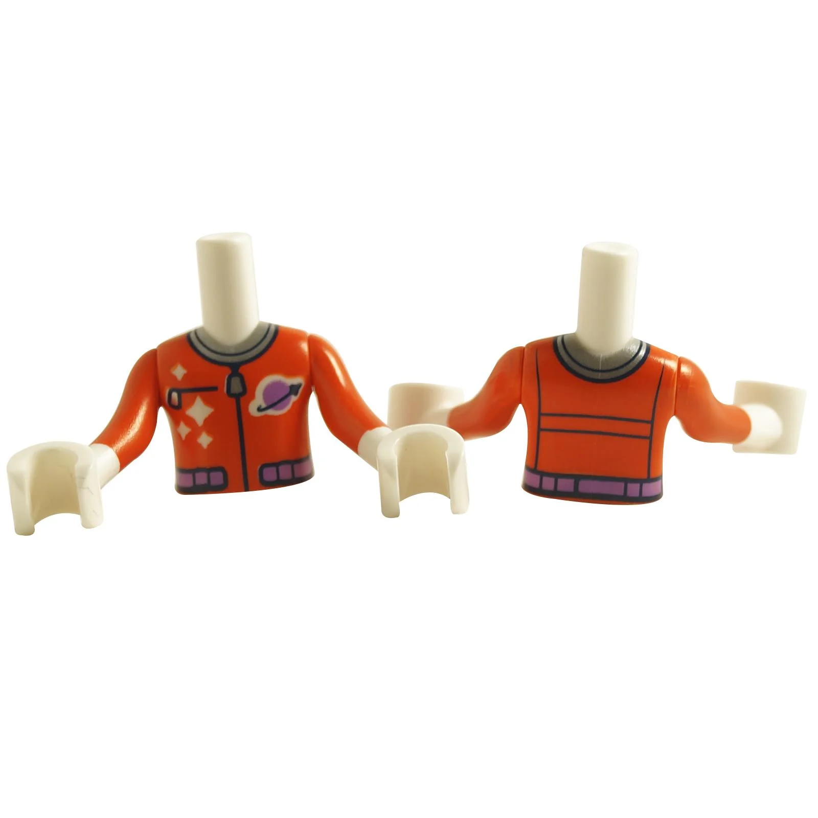 Torso Mini Doll Boy Spacesuit with Classic Space Logo Pattern