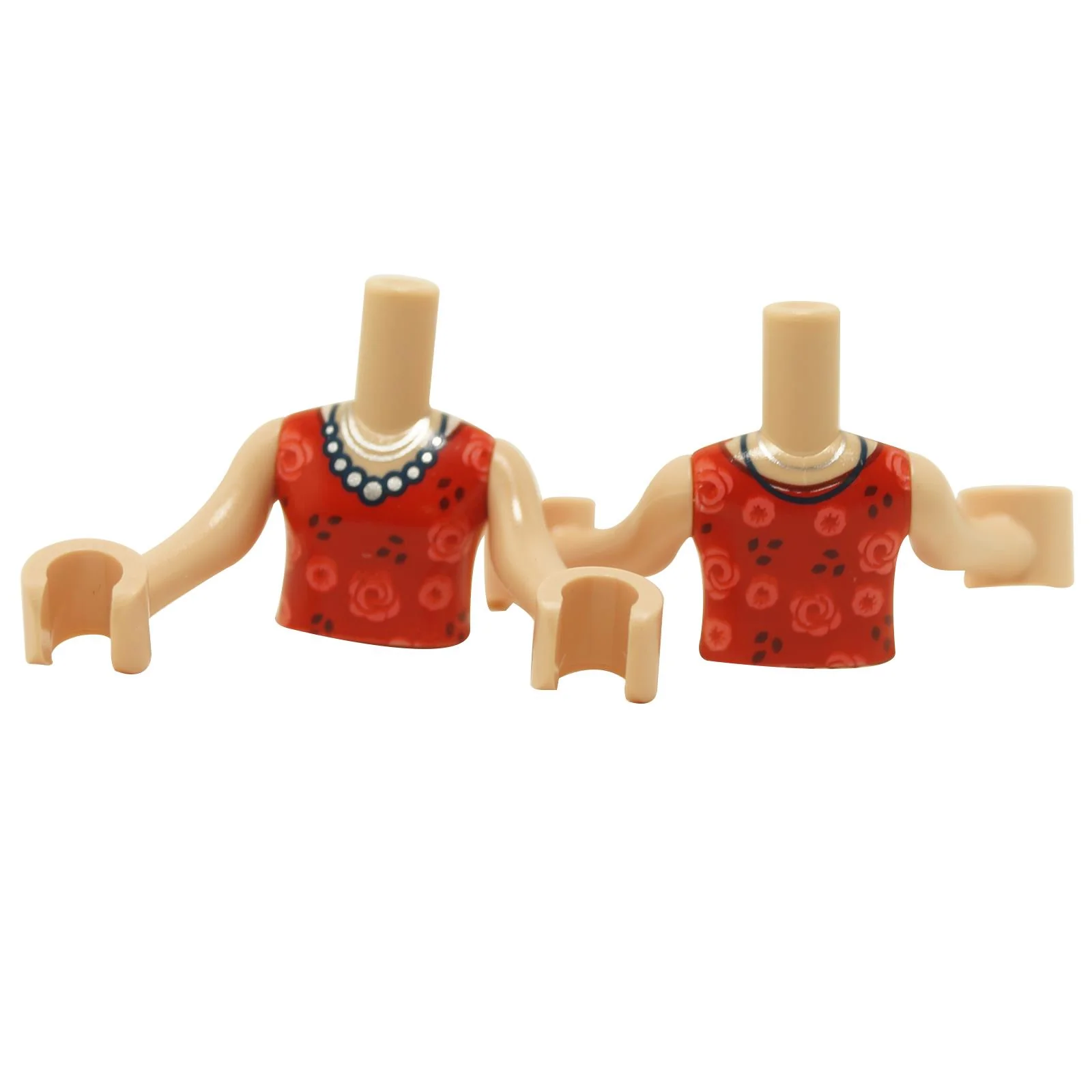 LEGO® Mini-Doll Torso Red Floral Printed (FTGpb383c01)