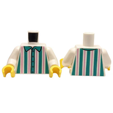 Torso Striped Shirt with Yellow Hands - Image 2