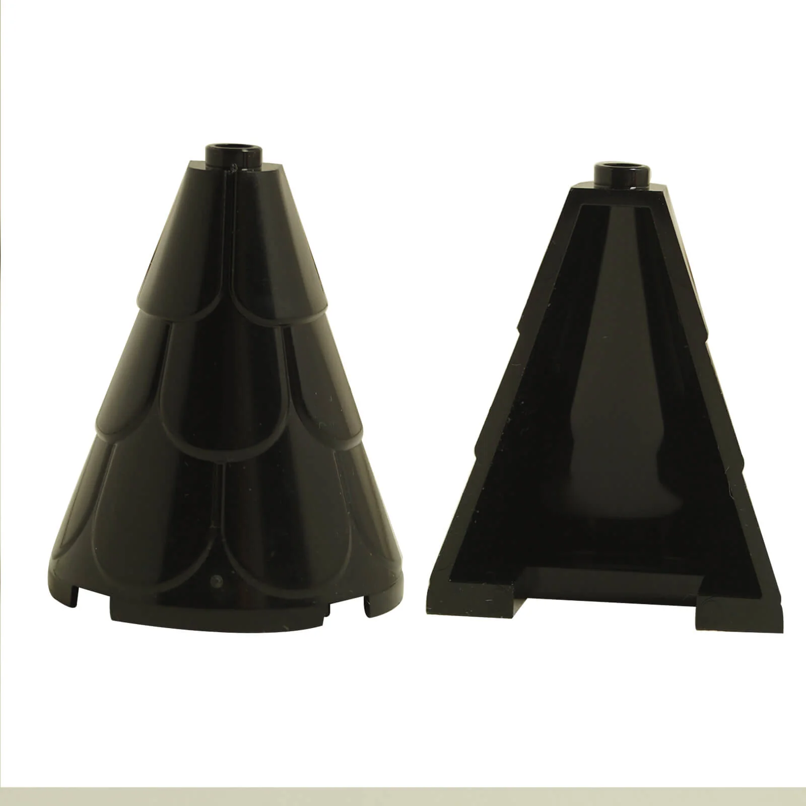 Tower Roof 2 x 4 x 4 Half Cone Shaped with Roof Tiles