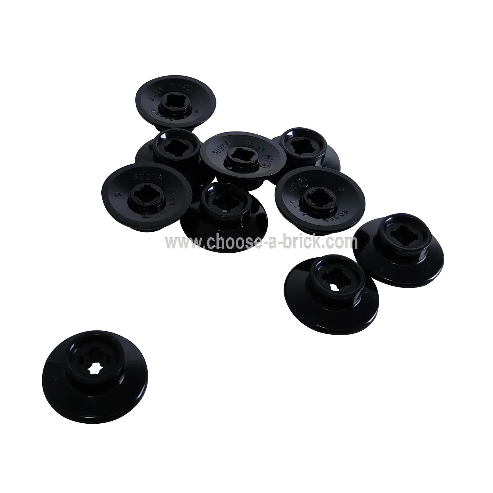 Train Wheel Small, Hole Notched for Wheels Holder Pin 50254 - Image 3