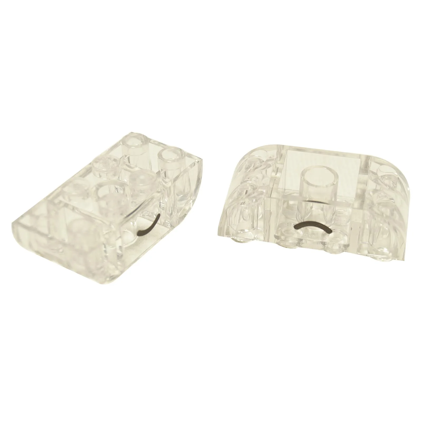 Trans-Clear Inverted Curved Slope 4x2 with Smile