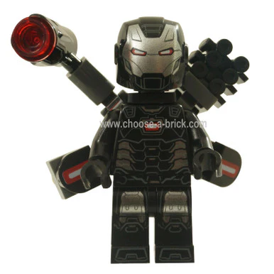 War Machine - Black and Silver Armor with Neck Bracket (76153) - Image 2