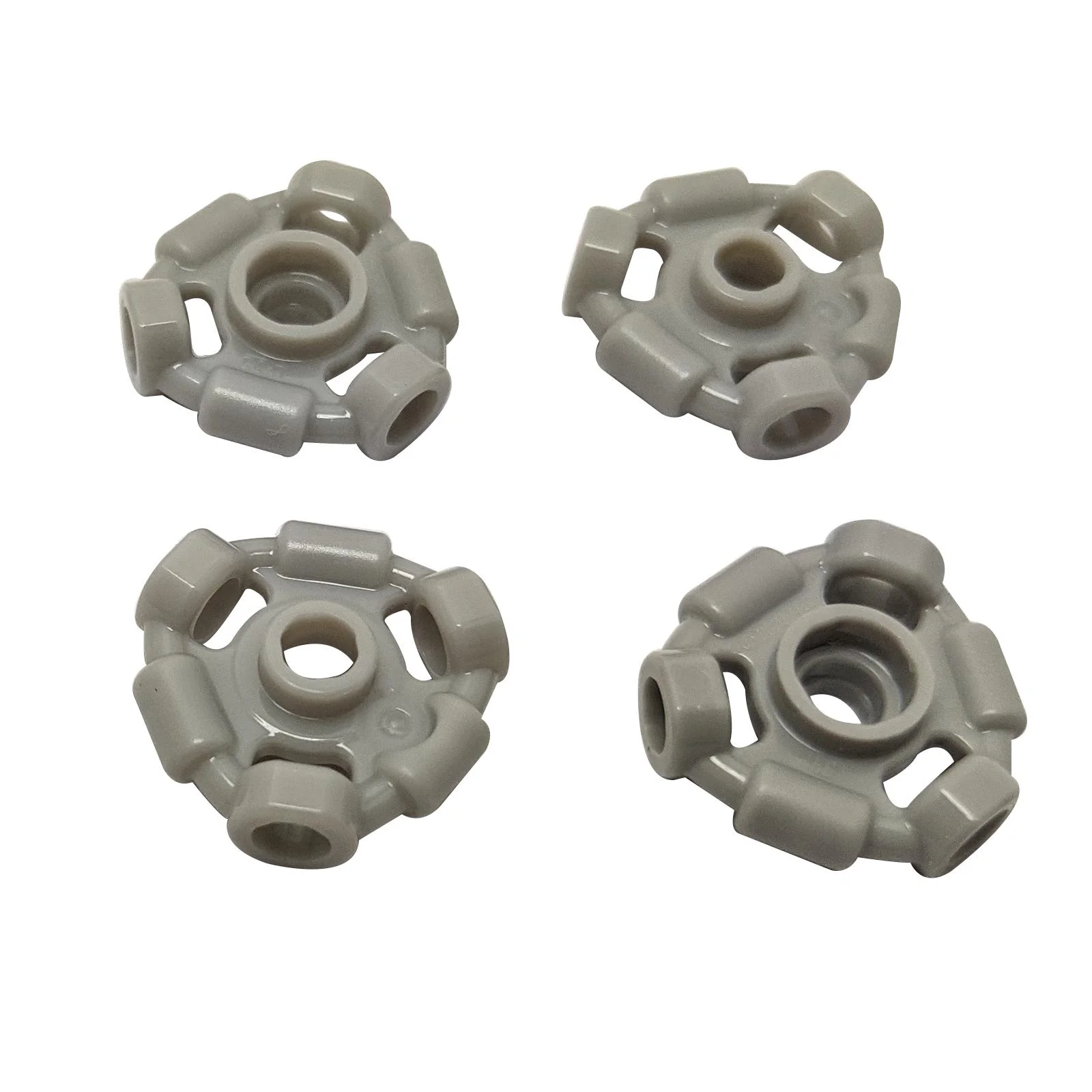 Weapon Holder Ring with 3 Bars and 3 Bar Holes (Ninjago Aeroblade Center) - Open Stud - Image 3