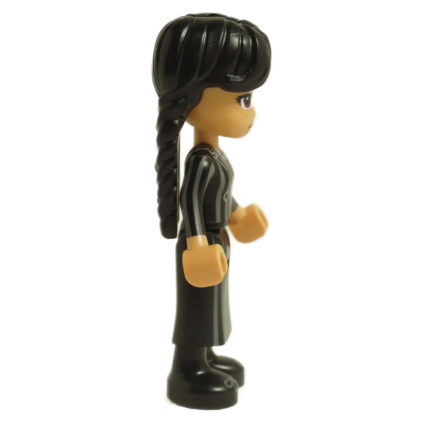 Wednesday Addams – Black Striped School Uniform - Image 3